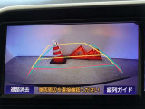 バックガイドモニターを装備しています、車庫入れもラクラクです。