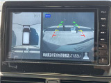 クルマを空から見たような映像が映る、アラウンドビューモニターで、車両周辺の安全確認も一目できます!小さなお子様や障害物も確認できるので、運転のしやすさだけでなく事故防止にも役立ち安心して駐車できます♪