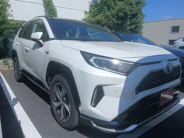 RAV4 PHV 2.5 G E-Four 4WD 禁煙車 サンルーフ 純正9インチナビ