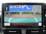 バックカメラ付きです。車庫入れがラクになります。