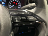 ステアリングスイッチ付きで、運転中に視線を前に向けたまま操作できます。