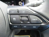 アクティブクルーズコントロール付きです。前車に追従しながら、設定した速度で走行可能です。