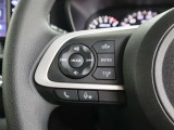ステアリングスイッチは、各種設定や安全装置のON・OFF、クルーズコントロール、オーディオの操作などをお手元で操作できる便利な装備です!