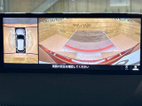 【360&deg;ビューモニター】専用のカメラにより、上から見下ろしたような視点で360度クルマの周囲を確認することができます☆死角部分も確認しやすく、狭い場所での切り返しや駐車もスムーズに行えます。