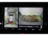 車両を上から見たような映像表示するパノラミックビューモニター付き!