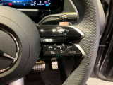 ☆ステアリングシフトが装備されております。ステアリングから手を離さずにシフトチェンジができます。マニュアルモードをご選択頂くことにより、よりアグレッシブな走行が可能となります!