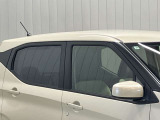 プラスチックバイザーがない分デザインもすっきり★洗車の時の窓拭きもラクラクです!