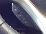 ステアリングのスイッチで通話操作が可能。手を離さずに使えるので安心して運転できます。