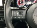 【ステアリングスイッチ】運転中に前方から目線をそらすことなくオーディオ等の操作が可能な便利機能!安心&快適なドライブを演出してくれます。