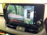 【パノラミックビューモニター】専用のカメラにより、上から見下ろしたような視点で360度クルマの周囲を確認することができます☆死角部分も確認しやすく、狭い場所での切り返しや駐車もスムーズに行えます。