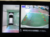 アラウンドビューモニターで車庫入れも空から見ている様に駐車できラクラクです。