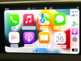 ●Apple Car Play:スマホとの有線接続で、ナビ・オーディオ再生などスマホのアプリ機能が画面でも使える便利機能です!