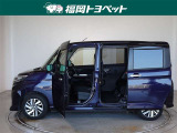 両側パワースライドドア付きだから、狭い駐車スペースなどでの 乗り降りラクラク!小さなお子さまのいるご家庭には嬉しい装備。