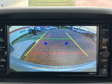 バックモニター目視では見えない車両後部もバッチリ見えます♪今では必需品ですよね。