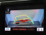 バックガイドモニターを装備しています、車庫入れもラクラクです。