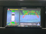 【アラウンドビューモニター】専用のカメラにより、上から見下ろしたような視点で360度クルマの周囲を確認することができます☆死角部分も確認しやすく、狭い場所での切り返しや駐車もスムーズに行えます。