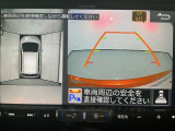 【アラウンドビューモニター】まるでクルマを真上から見ているようなアラウンドビューモニターで運転をサポート。運転席から見えにくい車の四隅や後方もモニターでしっかり見えます。