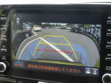 バックモニター付きでガイドラインがモニターに表示され、車庫入れや縦列駐車などの際に役立ちます!