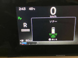 障害物を感知し知らせてくれるので安心です♪