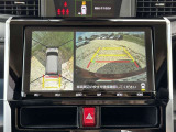 駐車場や交差点で周囲の安全確認をサポートする「パノラミックビューモニター」を搭載。