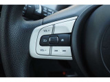 オーディオの音量調節が可能です!ハンドルにスイッチがついているので、運転中で目線を下げずに気軽にできちゃいます♪