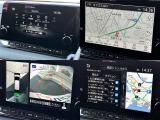 EV専用NissanConnectナビゲーションシステム。充電スポットの検索や目的地の設定など使いやすいナビです。もちろんアラウンドビューモニターが映ります。