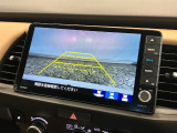 【バックカメラ】リバースにするだけで映ります、後方の安全確認や、狭い駐車場での車庫入れ、雨の日や夜間など視界の悪い時に便利です!安全にバックする為には欠かせない装備です。