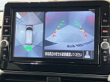 【アラウンドビューモニター】車を上から見下ろしているかのような映像で周囲の状況がひと目で確認、狭い駐車場に駐車するときも安心です♪