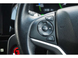 オーディオの音量調節が可能です!ハンドルにスイッチがついているので、運転中で目線を下げずに気軽にできちゃいます♪