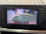 見えづらい車体後方部を映像で映し出してしっかりサポート!難しいバック駐車も安心です♪