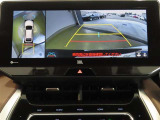 車両を上から見たような映像を映し出すパノラミックビューモニター付きです。