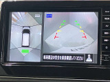 【アラウンドビューモニター】車を上から見下ろしているかのような映像で周囲の状況がひと目で確認、狭い駐車場に駐車するときも安心です♪
