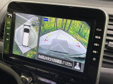 【アラウンドビューモニター】専用のカメラにより、上から見下ろしたような視点で360度クルマの周囲を確認することができます☆死角部分も確認しやすく、狭い場所での切り返しや駐車もスムーズに行えます。