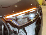 デイタイムランプとウインカーを兼ねたLED。光量もあるので安全面も配慮されてます
