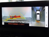 バックガイドモニターを装備しています、車庫入れもラクラクです。パノラミックビューモニターを搭載しています、上からの画像も表示されます。