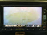 リアカメラ付で、後方をナビ画面で確認。車庫入れも安心です。もちろん、バックギアと連動しています。