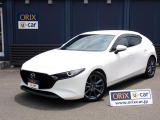 令和3年式マツダMAZDA3ファストバック入庫しました。広島ナンバーにて法人リースとして使用されておりました。