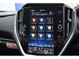 ナビを始め、車両やエアコンの設定、SUBARU STARLINK、ラジオやテレビなどさまざまな機能を内蔵している11.6インチセンターインフォメーションディスプレイ&インフォテインメントシステム