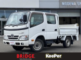 トヨタ トヨエース ダブルキャブロングシングルジャストロー垂直式パワーゲート付 0.75t積載 オートマ車 4WD/パワステ パワーウィンド エアコン 荷台床板