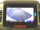 バックモニター付きで、車庫入れやバック時の後方確認をサポート。