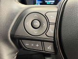 【ステアリングスイッチ付ハンドル】ナビゲーションに視線を移さず、ハンドルから手を離さず、運転に集中したまま手元でオーディオ操作できます♪