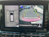 【アラウンドビューモニター】空から見下ろしているような視点で周囲を確認できます。スムースな駐車をサポートします♪