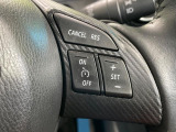【クルーズコントロール】高速道路もラクラク走行。アクセルを離しても一定速度で走行ができ、長距離運転時の負担を軽減!加速・減速も簡単なスイッチ操作で調整できます。