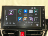 【9インチスマホ連携ディスプレイオーディオ】 対応しているスマホアプリを大画面で使えます!フルセグテレビやラジオの視聴、Bluetooth接続による音楽鑑賞、ハンズフリー通話なども利用可能です。