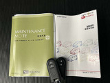 メンテナンスノート、取扱説明書付いています!おクルマの情報が、ギュッと凝縮★ 今までの整備記録が記載されている、大事な物です★