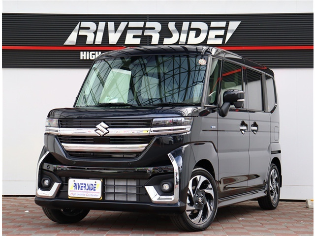 スペーシアカスタム ハイブリッド(HYBRID)  XSターボ 届出済未使用車純正9インチメモ...