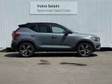 ◆サイド/流麗なプロポーションはVOLVO車の真骨頂。「美しいものと共にありたい」というオーナーの願いを満たします