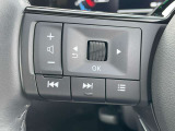 手元のスイッチでオーディオ操作出来ます☆視線をずらさなくて良いので安全運転にも一役かっていますね♪