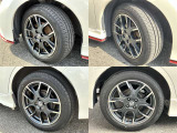 195/55R16 NISMO専用純正アルミホイール装着。タイヤはまだまだ使えます。