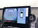 【フロントカメラ】運転席に座った状態で死角になりやすいクルマの前の様子まで確認でき安全ですね♪